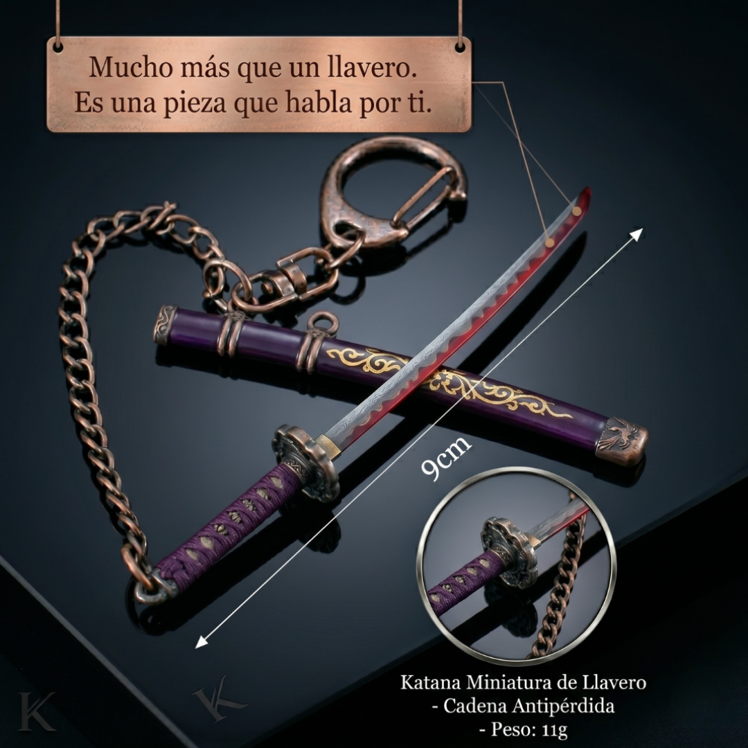 Kensei Keys — Katana Coleccionable de Bolsillo